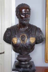 Büste des Kaisers "HADRIAN", Bronze